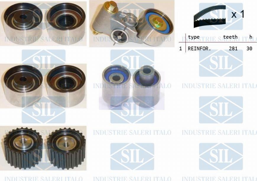 Saleri SIL TK1464 - Timing Belt Set www.autospares.lv