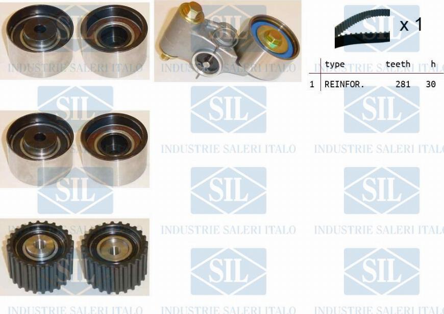 Saleri SIL TK1465 - Timing Belt Set www.autospares.lv