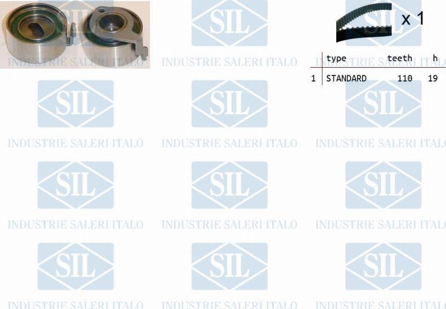 Saleri SIL TK1483 - Timing Belt Set www.autospares.lv