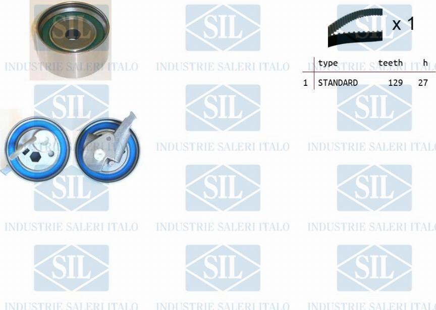 Saleri SIL TK1478 - Zobsiksnas komplekts www.autospares.lv