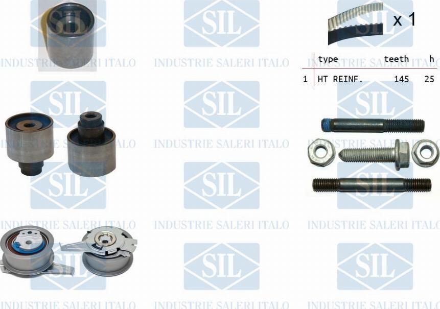 Saleri SIL TK1500 - Комплект зубчатого ремня ГРМ www.autospares.lv