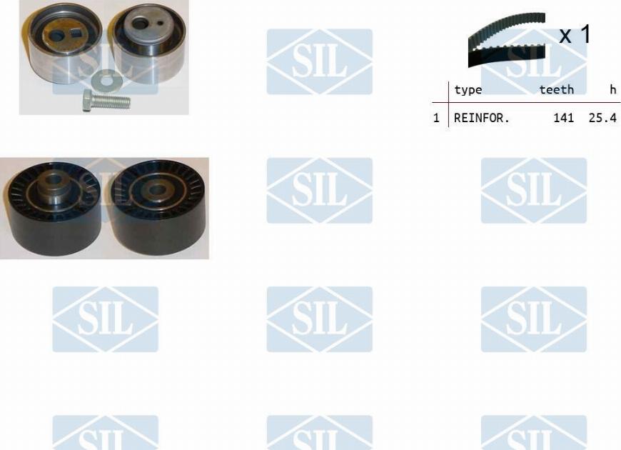 Saleri SIL TK1513 - Timing Belt Set www.autospares.lv