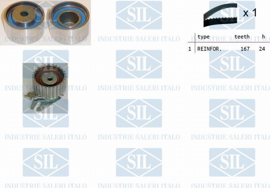 Saleri SIL TK1094 - Timing Belt Set www.autospares.lv