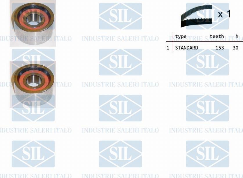 Saleri SIL TK1049 - Zobsiksnas komplekts www.autospares.lv