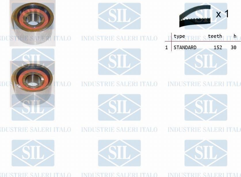 Saleri SIL TK1044 - Timing Belt Set www.autospares.lv