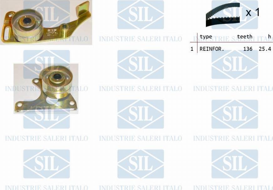 Saleri SIL TK1066 - Timing Belt Set www.autospares.lv