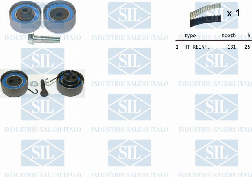 Saleri SIL TK1063 - Zobsiksnas komplekts www.autospares.lv