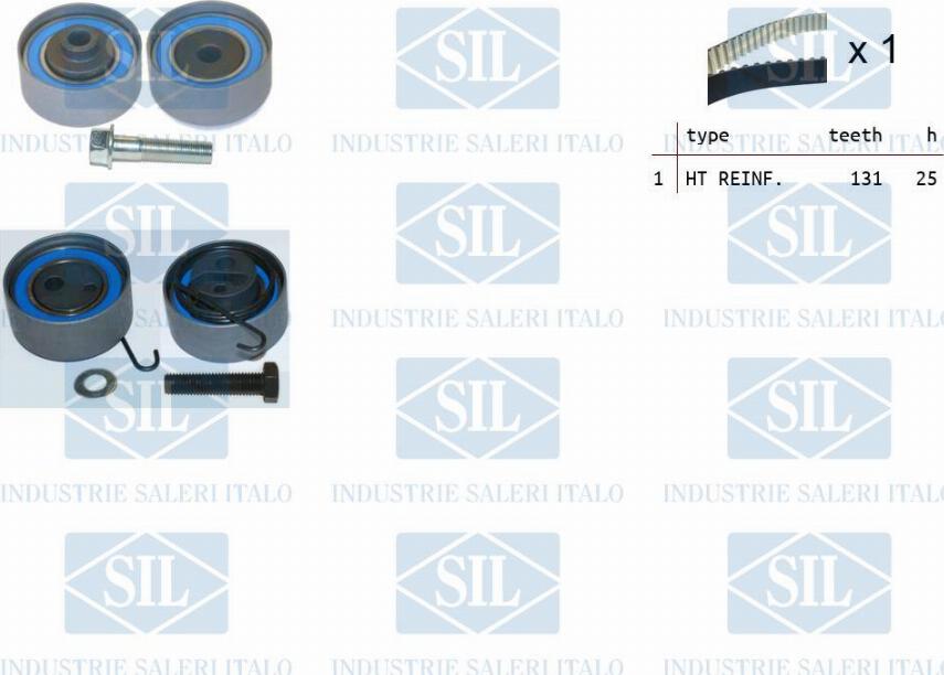 Saleri SIL TK1062 - Zobsiksnas komplekts www.autospares.lv