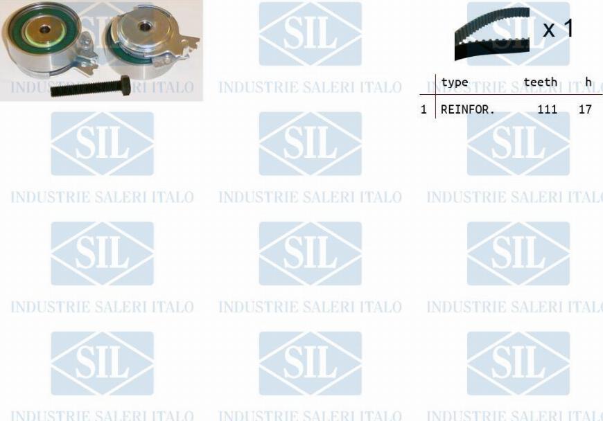 Saleri SIL TK1005 - Zobsiksnas komplekts www.autospares.lv