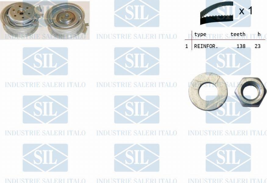 Saleri SIL TK1013 - Timing Belt Set www.autospares.lv