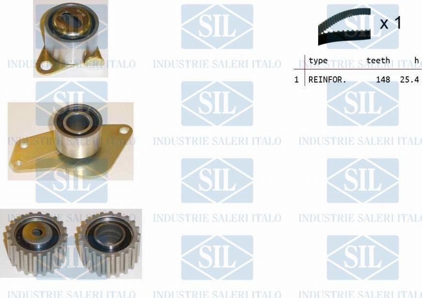 Saleri SIL TK1080 - Timing Belt Set www.autospares.lv