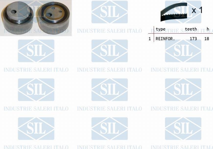 Saleri SIL TK1082 - Timing Belt Set www.autospares.lv