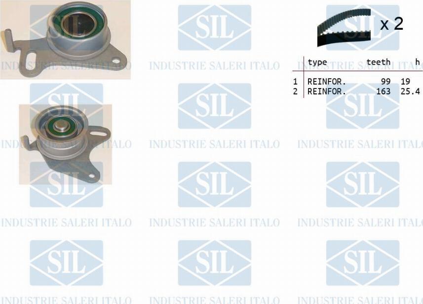 Saleri SIL TK1039 - Timing Belt Set www.autospares.lv