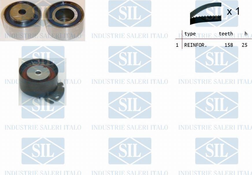 Saleri SIL TK1031 - Timing Belt Set www.autospares.lv