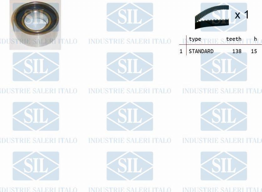 Saleri SIL TK1033 - Timing Belt Set www.autospares.lv