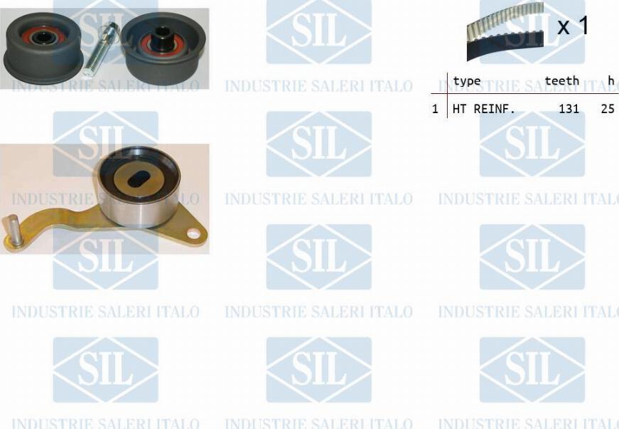 Saleri SIL TK1037 - Zobsiksnas komplekts www.autospares.lv