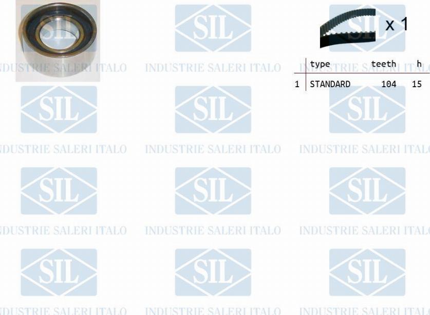 Saleri SIL TK1026 - Timing Belt Set www.autospares.lv