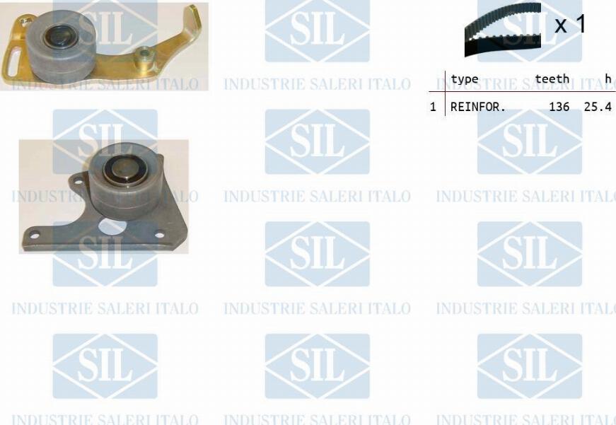 Saleri SIL TK1020 - Timing Belt Set www.autospares.lv