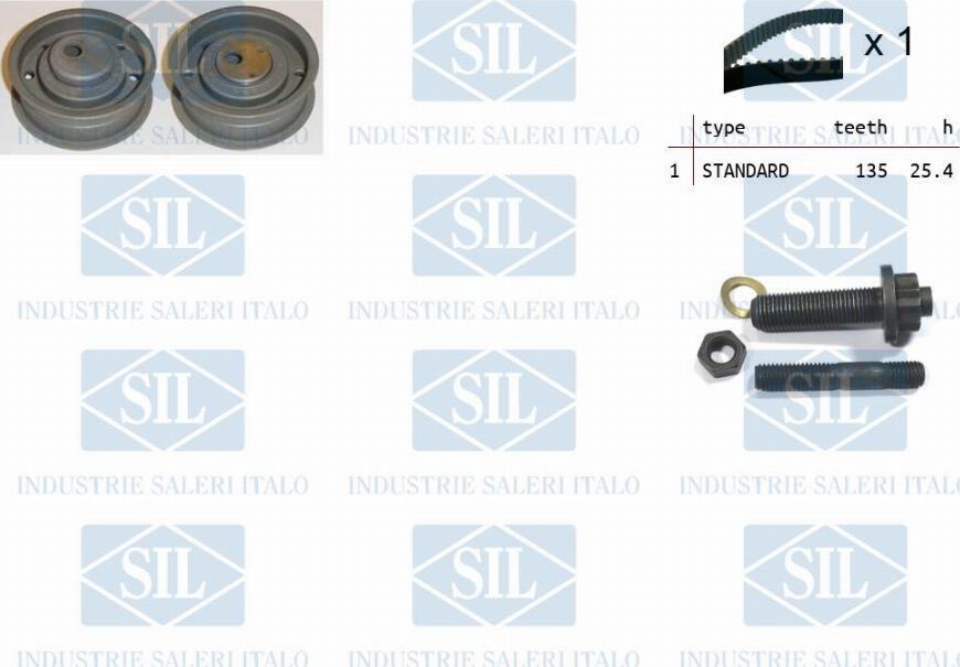 Saleri SIL TK1071 - Timing Belt Set www.autospares.lv