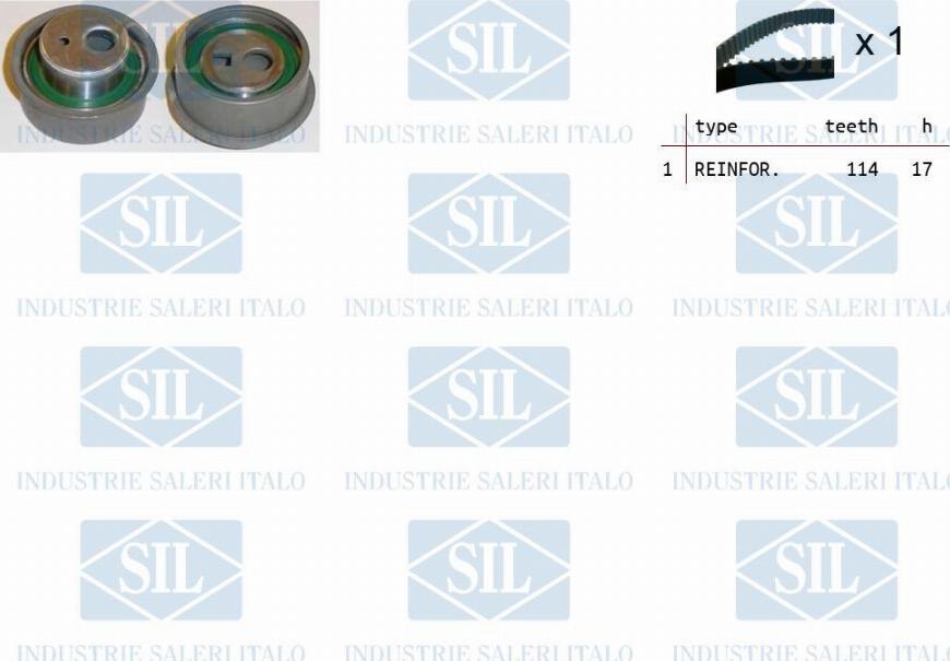 Saleri SIL TK1073 - Timing Belt Set www.autospares.lv