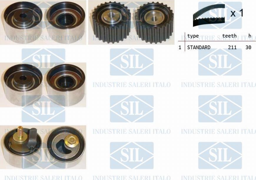 Saleri SIL TK1195 - Timing Belt Set www.autospares.lv