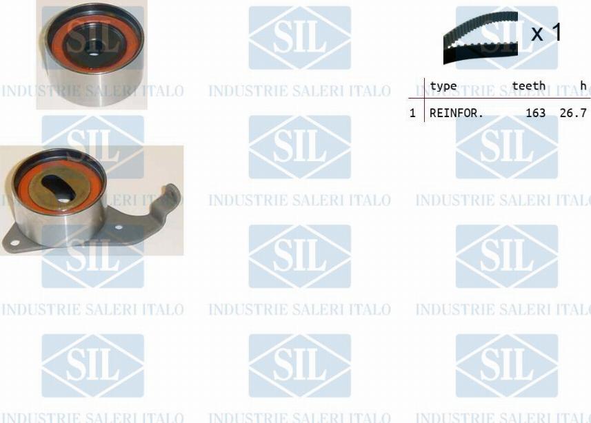 Saleri SIL TK1190 - Zobsiksnas komplekts www.autospares.lv