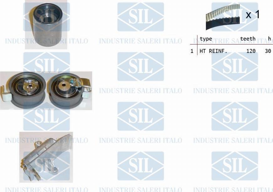 Saleri SIL TK1149 - Zobsiksnas komplekts autospares.lv