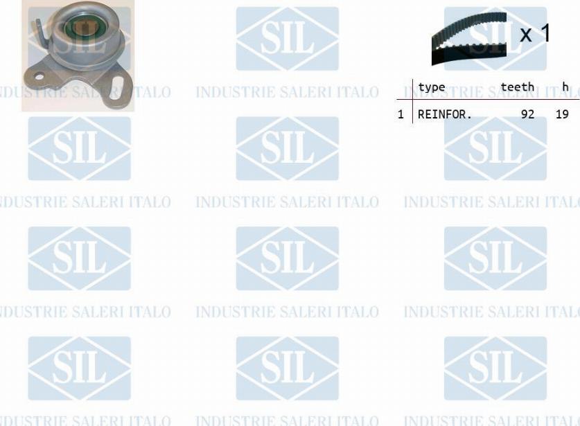 Saleri SIL TK1167 - Zobsiksnas komplekts www.autospares.lv