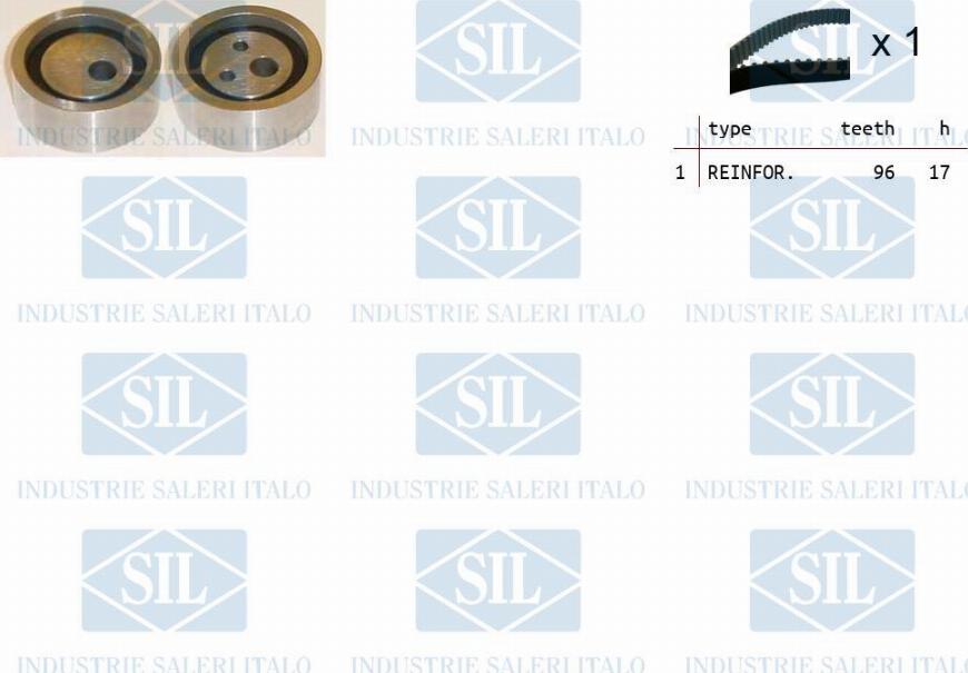 Saleri SIL TK1103 - Zobsiksnas komplekts www.autospares.lv