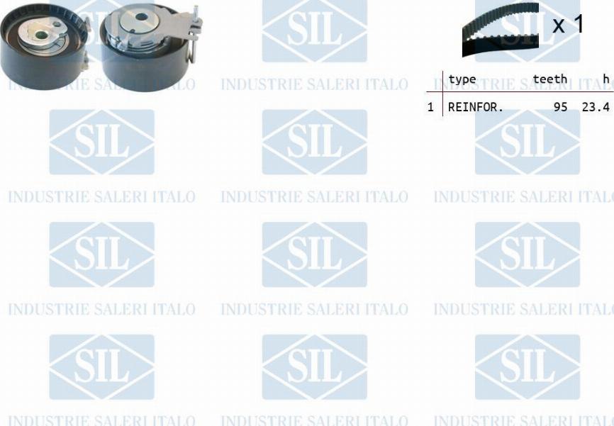 Saleri SIL TK1119 - Timing Belt Set www.autospares.lv