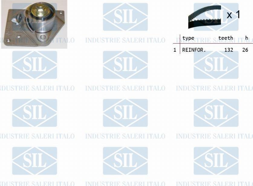 Saleri SIL TK1113 - Timing Belt Set www.autospares.lv