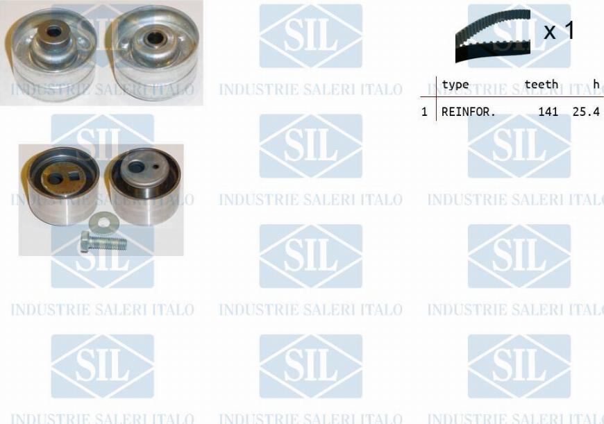 Saleri SIL TK1134 - Timing Belt Set www.autospares.lv