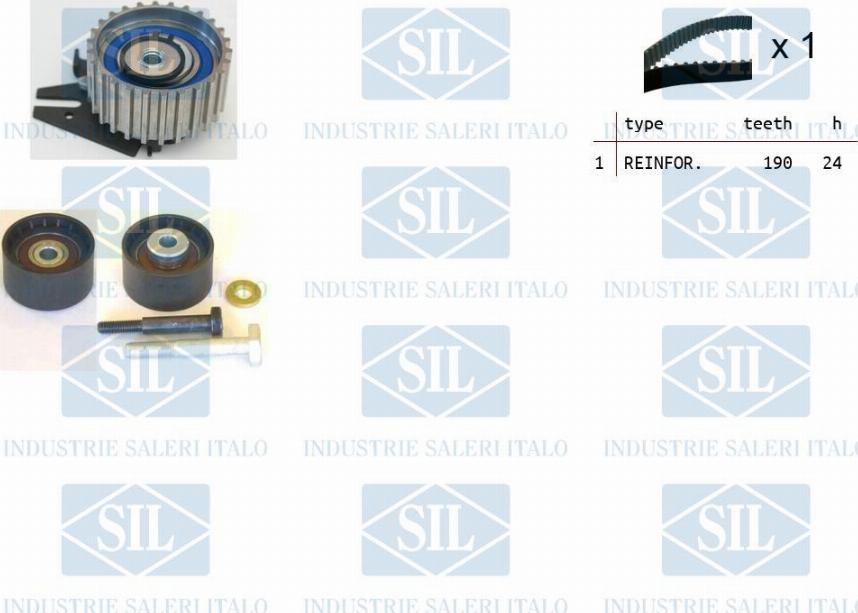 Saleri SIL TK1133 - Timing Belt Set www.autospares.lv