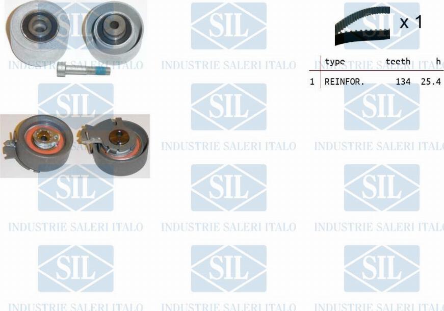 Saleri SIL TK1120 - Zobsiksnas komplekts www.autospares.lv