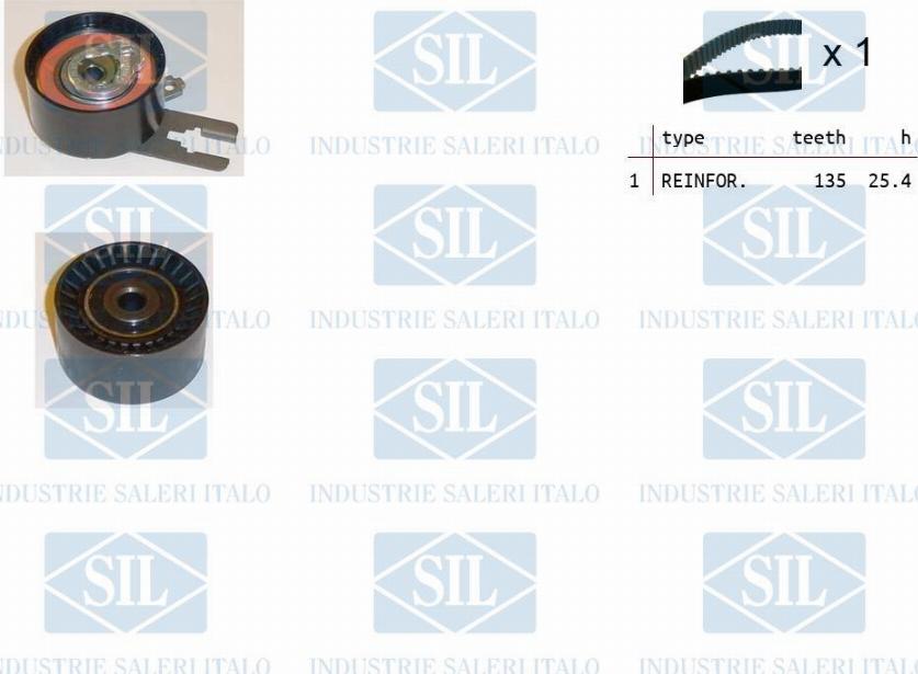 Saleri SIL TK1121 - Timing Belt Set www.autospares.lv