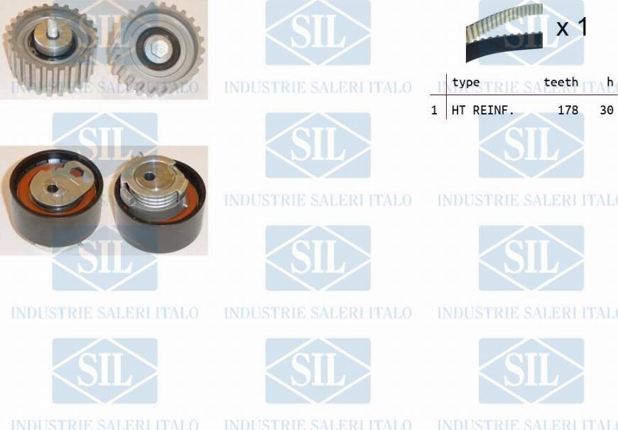 Saleri SIL TK1122 - Zobsiksnas komplekts www.autospares.lv