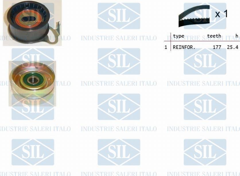 Saleri SIL TK1172 - Timing Belt Set www.autospares.lv