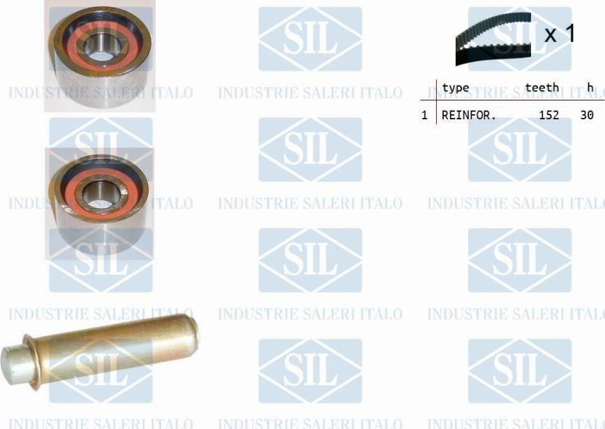 Saleri SIL TK1392 - Timing Belt Set www.autospares.lv