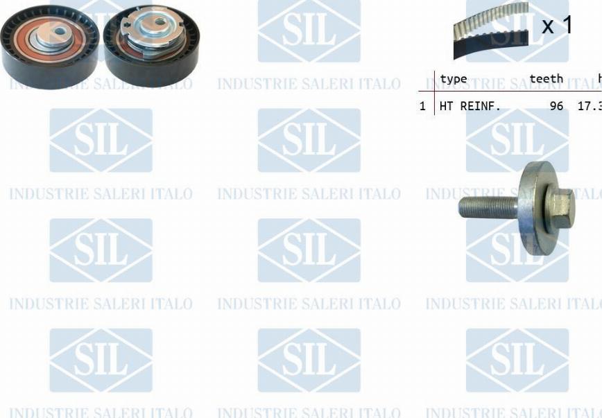 Saleri SIL TK1340 - Timing Belt Set www.autospares.lv