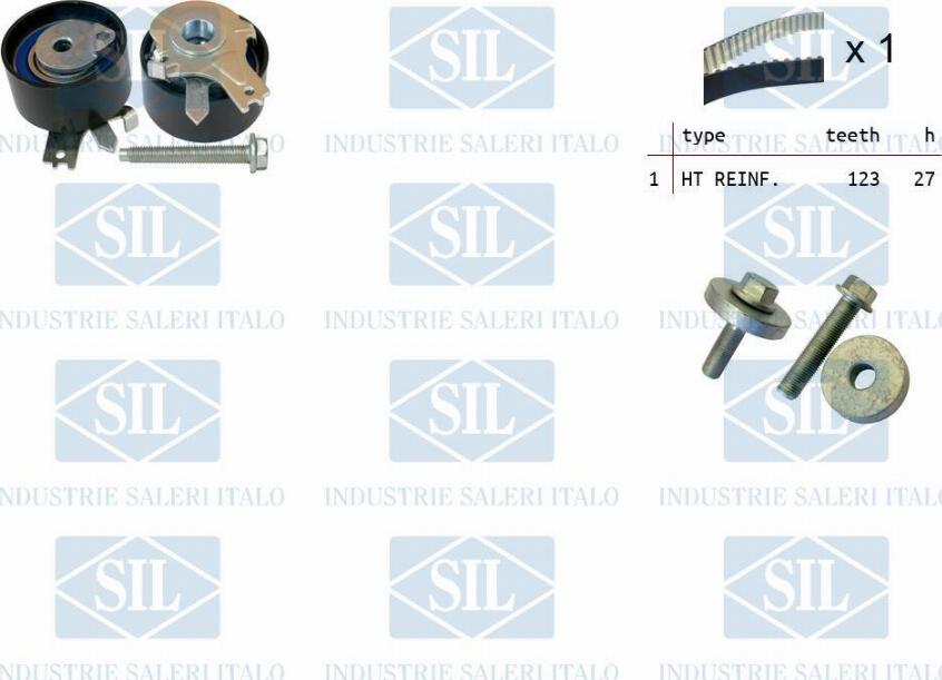 Saleri SIL TK1355 - Zobsiksnas komplekts www.autospares.lv