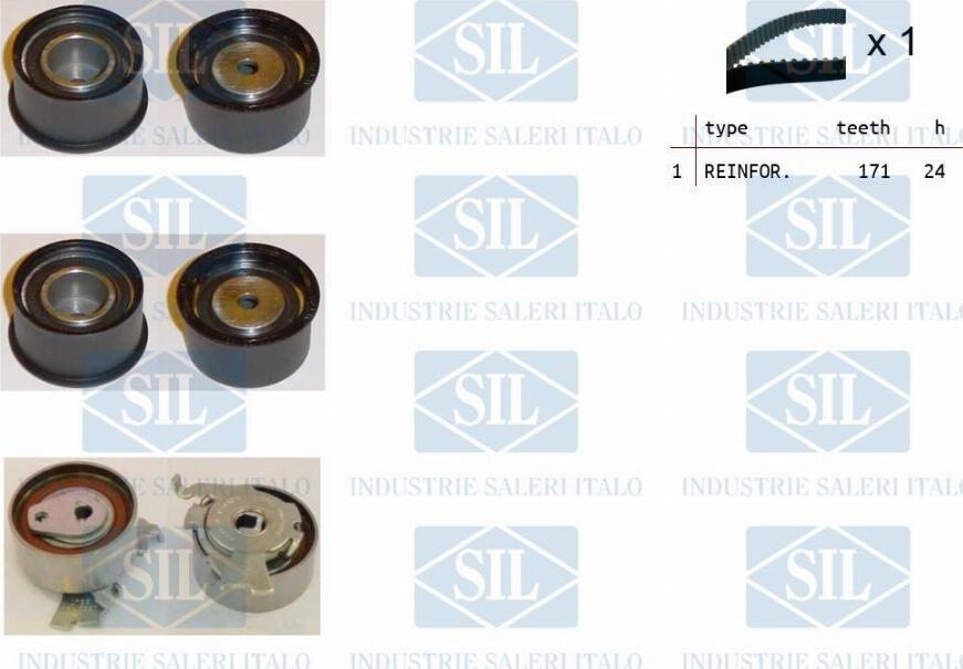 Saleri SIL TK1311 - Timing Belt Set www.autospares.lv