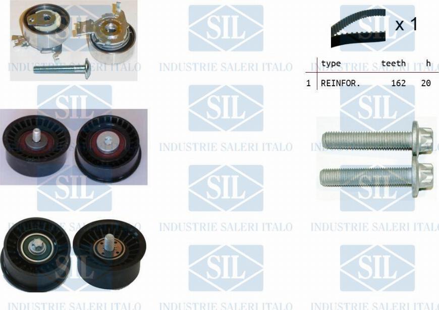 Saleri SIL TK1317 - Timing Belt Set www.autospares.lv