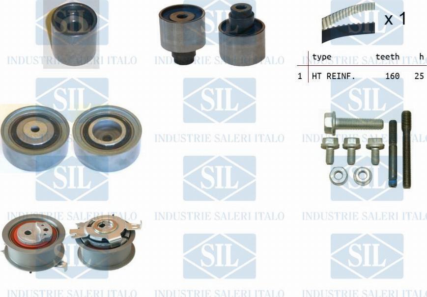 Saleri SIL TK1335 - Zobsiksnas komplekts autospares.lv