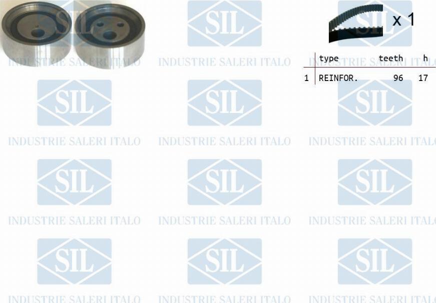 Saleri SIL TK1325 - Timing Belt Set www.autospares.lv