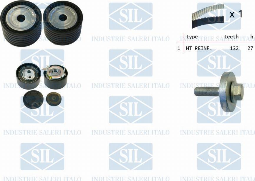 Saleri SIL TK1298 - Timing Belt Set www.autospares.lv