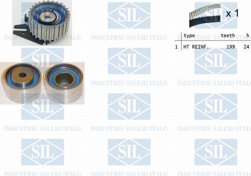 Saleri SIL TK1297 - Timing Belt Set www.autospares.lv