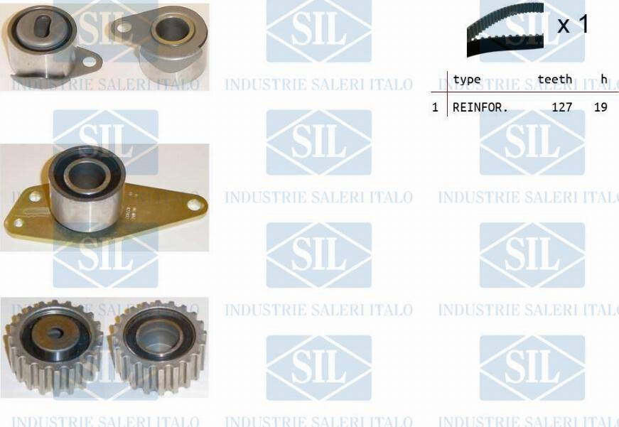 Saleri SIL TK1249 - Timing Belt Set www.autospares.lv