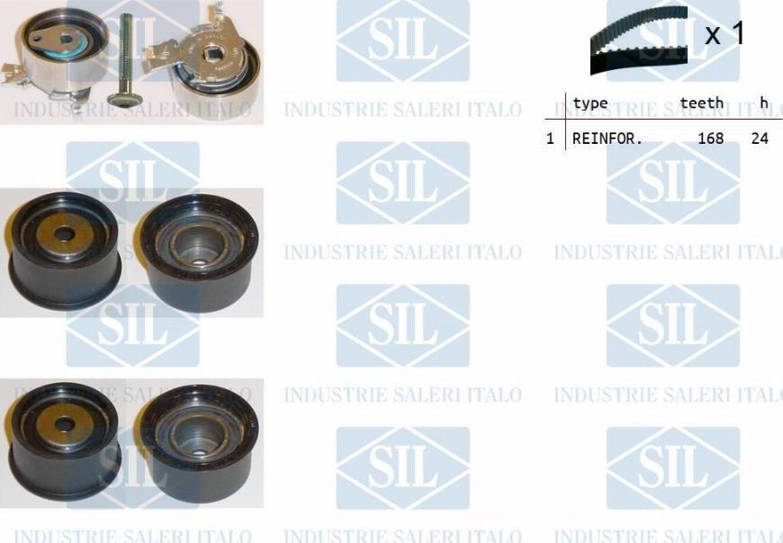 Saleri SIL TK1245 - Timing Belt Set www.autospares.lv