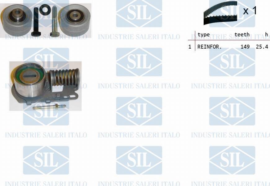 Saleri SIL TK1240 - Zobsiksnas komplekts autospares.lv