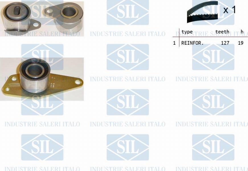 Saleri SIL TK1243 - Комплект зубчатого ремня ГРМ www.autospares.lv